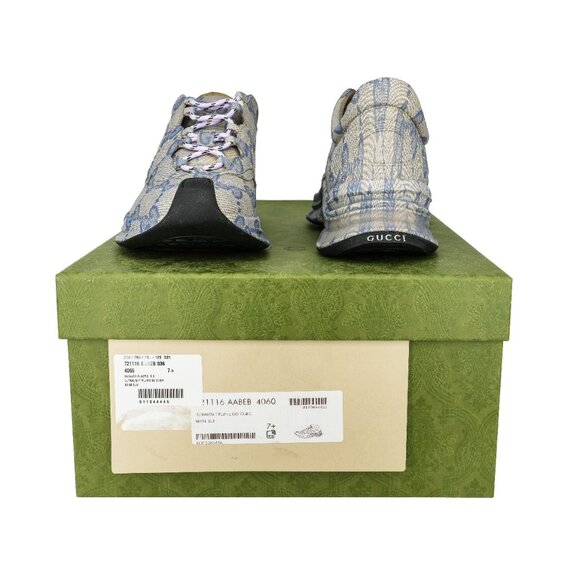 Gucci 721116 Men's GG Run Leather Sneakers - Picture 9 of 12